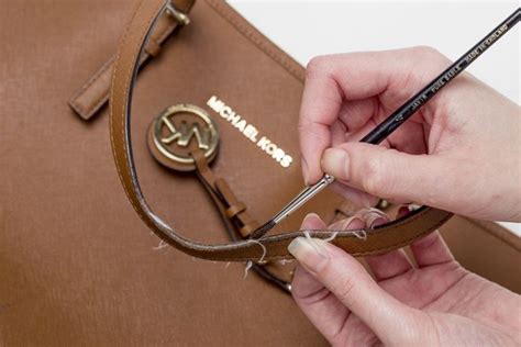 purse strap repair michael kors|Michael Kors purse straps fraying.